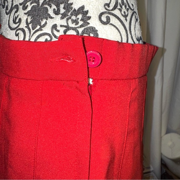 Vintage Sport Necessities Red Pleated Mini Tennis Skirt - Picture 4 of 8